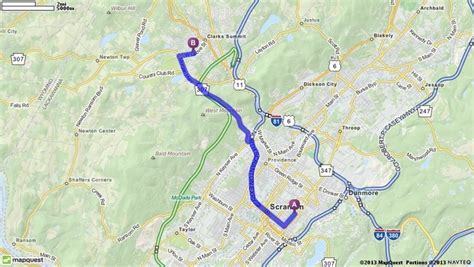 scranton pennsylvania directions|Driving directions, live traffic & road conditions updates .